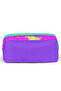 Kids Purple Pink Dog Patterned Two-Compartment Pencil Case 12082 - 4