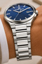 Men's Wrist Watch with Calendar, Steel Band Steel Case Bracelet Gift Zmdk1134 - 5