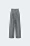 Gray Lina Pleated Trousers - 4