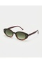 Seldom Brown Gradient Green Glass Sunglasses U400 Robust New Season Hit Glasses (2026 New Color) - 6