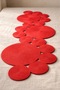 Red Color Runner / Tablecloth / Living Room / Console / Coffee Table Cover / Christmas Decorative Runner (105X34) - 3