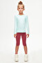 Mint Basic Seasonal Lycra Long Sleeve Girls' T-Shirt