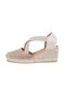 Kadın Bej Dolgu Topuklu Espadril - 3