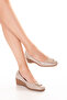 Genuine Leather Flexible Comfortable Sole Soft Padding Heel Shoes Alb.0128 Mink Patent Leather - 7