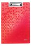 WOW clipboard, double, polyfoam, A4, 100 sheets, red