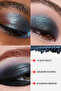 Metallic shimmer high pigment refill eyeshadow - dazzleshadow - blueprint