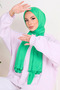 شال نسائي قطن ممشط أخضر - وسط عادي، موديل 23353