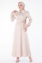 Rochie cu curea Bej - 25406-BEJ