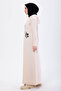 13099-Bej Printed Hooded Sports Suit - 3