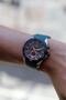 Father's Day Special Gift Package Option Dke.1.13742 Exclusive All Functions Active Suitable for Summer Season Non-Sweat Silicone Strap Green Color Sports Men's Wristwatch - 5
