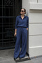 Indigo Long Sleeve 100% Cotton Muslim Shirt Set Sh365 - 4