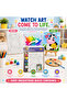 , Printed Canvas Panel with Paintbrushes & Paints, 1 Piece, Complete Art Kit for Easy, Fun & Creative Painting - 3
