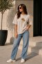 Basic Modal Palm Model T-Shirt - 3