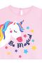 Unicorn Magic Girls Pink Ruffle Summer Dress - 5