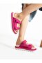 Morly Fuchsia Velcro Women's Sandals - 4