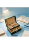 Stylish Black Faux Leather Jewelry Box with Lock, Organizer and Organizer - 3