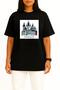 Oversized Czech Republic Prague - Prag Chest Printed Unisex T-Shirt - 2