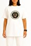 Oversized United States Air Force Chest Printed Unisex T-Shirt - 2
