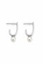 Women's Earrings Small Basket Model Hanging Pearl Earrings