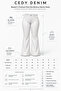 - Women's Plus Size Flared High Waist Skinny Fit Stretch Fabric Trousers C628 - 2