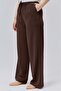 Linen Viscose Loose Fit Women's Trousers - 4