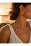 Summer Vibes Straw Orange Flower Form Zelyra Earrings