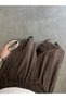 Elastic Waist Modal Fabric Skirt with Side Pockets - 2