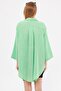 Light Green Linen Kimono Shirt - Front Tie, ARM-24Y001063 - 8