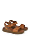 , Women's Genuine Leather Sandals 1411010Z860 Tan - 4