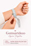 Pink Quartz Aa Quality Natural Stone Bracelet 17 cm - 2