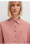 Gingham Lace Detailed Pink Shirt Standard 1220423-A6881 - 6