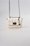 Ccs Square Model Chain Cross Patent Leather Bag - 4