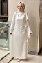 Evening Dress with Ruffle Detail on the Side - 2