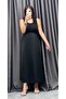 Leather Look Straight Pleated Skirt - 3