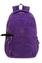 Luxury Crinkle Fabric High School and Middle School Backpack - 4