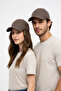 Wide Cut Baseball Cap |   Dark Beige Unisex Large Size 59-63 cm XL Cotton - 4