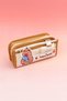 Capybara Printed Pencil Case with Pockets Beige