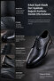 Men's Black Classic Leather Shoes Lace-Up Comfortable Daily Office Use - 3