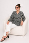 Women's Comfortable Cut Cotton Viscose Tunic Shirt - 5