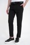 Comfort Fit Comfortable Fit Side Pocket Cotton Textured Black Trousers P 1219 - 3