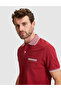 Pomegranate Flower Slim Fit 100% Cotton Buttoned Polo Neck T-Shirt 50307562-Vr239 - 2