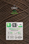 Thin Cotton Macrame Yarn • Brown • 5-Pack × 200 Gr / 170 m • 2 mm • Cotton Cord • Macrame, Bags, Accessories - 3