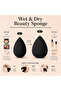 56Pcs Makeup Tool Set with Brushes, Sponges, Puffs, Headband, Eyelash Curler, Black - 3