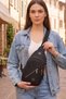 Women's Black Multi-Compartment Shoulder Bag - Daily Crossbody Bag (29X17X6 cm) - 5