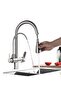 Chrome Spiral Kitchen Faucet with Purifier, 3-Way Spiral Purified Kitchen Sink Faucet, Top Quality - 6