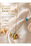 Gold Steel Necklace with Colorful Fish Figure