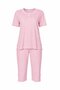 Angelique Bamboo Fabric Short Sleeve Ruffle and Bow Detailed Women's Capri Set 22319-320-321 - 4