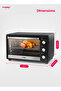 OV 2901 35L Electric Oven 1500W 100-250°C Temp 60min Timer 6-Stage Heating SS Rotisserie Light - 9