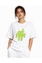Tricou Unisex Bumbac Premium Casual " Apple head Android " - 2