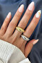 Textura Design Adjustable Women's Steel Ring Does Not Tarnish and Does Not Lose Color - 7